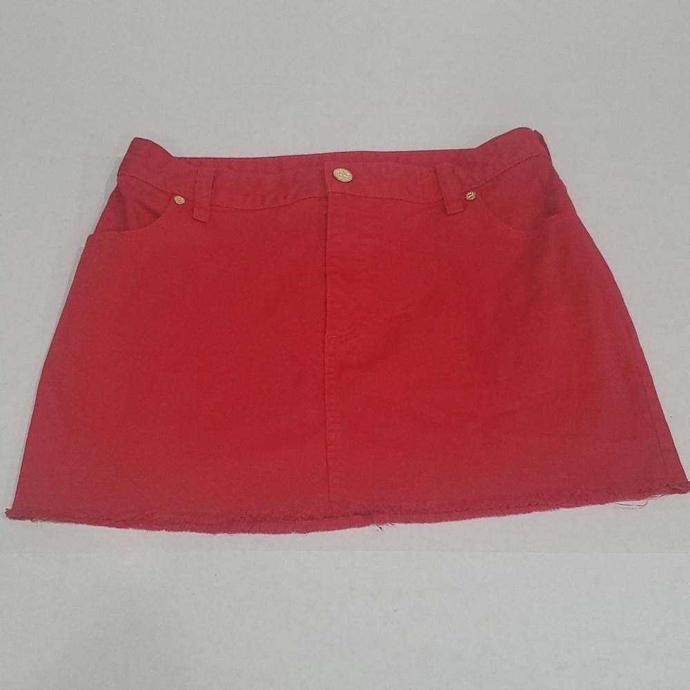 TORY BURCH DENIM MINI SKIRT SIZE 32